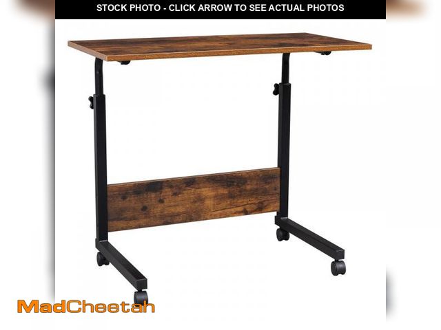 Lot 74-12491551 - Zimtown Side Table Rolling Computer Desk Stand Coffee Sofa End Cart Laptop PC Tray Home - UNUSED