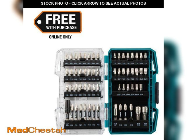 Lot 74-14606854 - Makita IMPACT XPS Alloy Steel Impact Rated Screwdriver Drill Bit Set (60-Piece) E-01644 - UNUSED