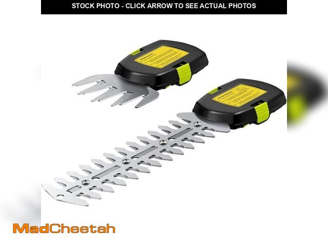 Lot 74-12804678 - Saker 20-Volt Electric Shrub Trimmer Grass Shears Handheld Grass Cutter, Hedge Shear Carbon Steel (O...