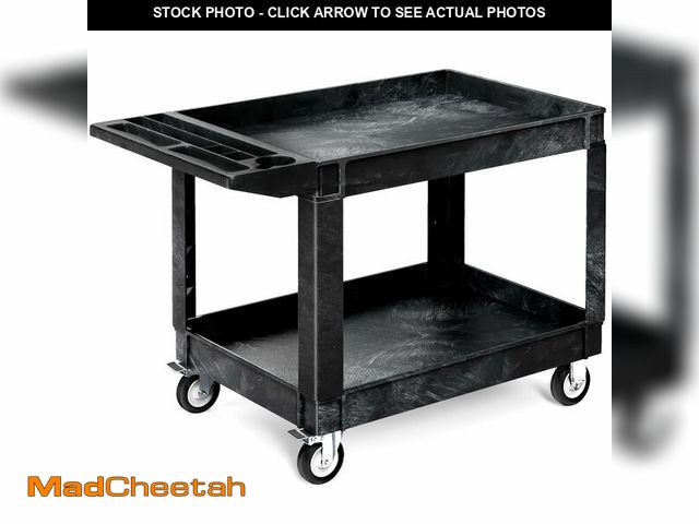 Lot 74-12785081 - (ONE CORNER IS BROKE) YITAHOME Utility Cart on Wheels, 550 lbs Capacity, 45 x 25 Inch Rolling Work C...