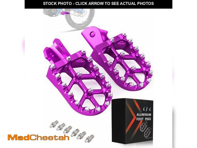Lot 74-14261339 - JFG RACING Dirt Bike Pegs,Motorcycle Foot Pegs MX Foot Pedals Rests CNC for Light Bee Surron/CRF150F...