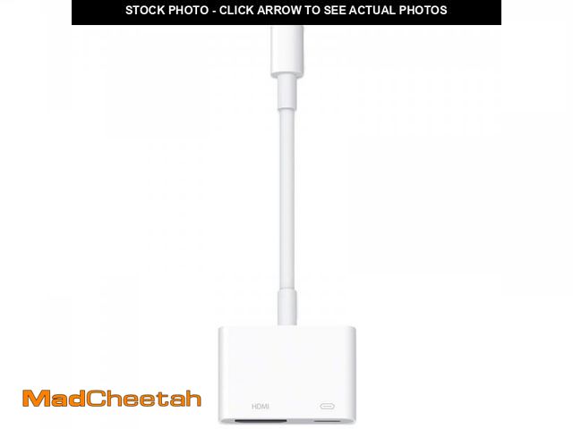 Lot 74-12309389 - Lightning to HDMI Adapter for iPhone, [Apple MFi Certified] Digital AV Dongle,1080P Sync Screen Cabl...