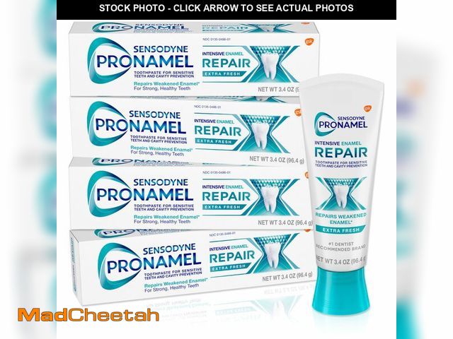 Lot 74-12716932 - Sensodyne Pronamel Intensive Enamel Repair Toothpaste for Sensitive Teeth, to Reharden and Strengthe...