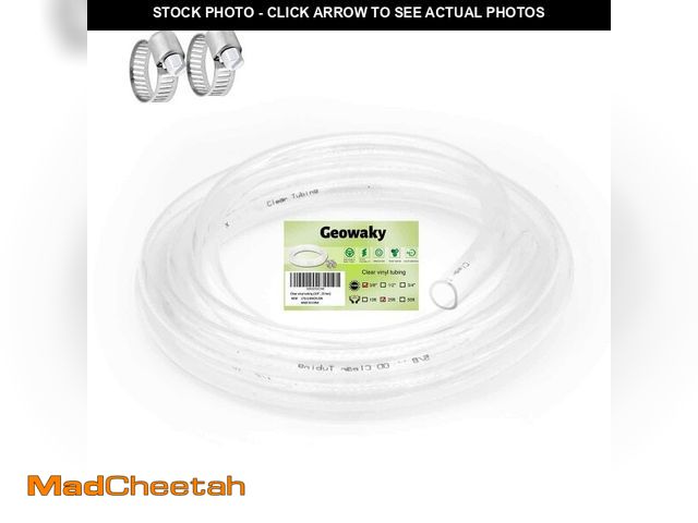 Lot 74-14267534 - Geowaky 3/8Ã¢â¬â¢Ã¢â¬â¢ ID Ãâ 1/2Ã¢â¬â¢Ã¢â¬â¢ OD - 25 ft Clear Plastic Tubing BPA Free an...
