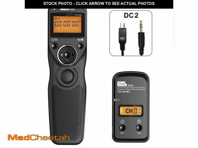 Lot 74-12707435 - Wireless Remote Shutter Compatible for Nikon, Pixel TW-283 DC2 Wireless Shutter Release Remote Contr...