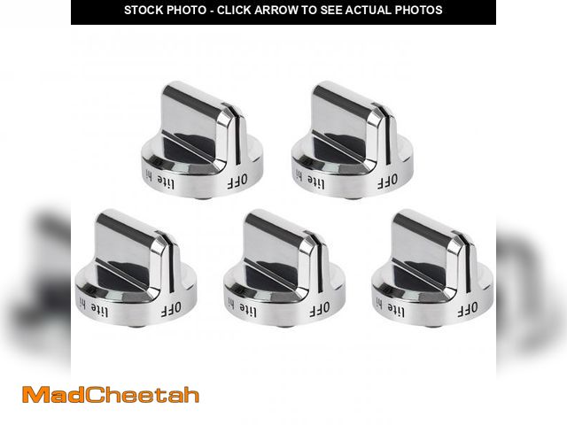 Lot 74-11547432 - BlueStars 5304502763 Range Control Knobs - Compatible with Frigi.daire Range/Oven/Stove FGGF3035RF F...