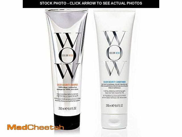 Lot 74-12325005 - COLOR WOW Dream Clean Duo - 100% clean, sulfate-free COLOR SECURITY SHAMPOO and weightless COLOR SEC...