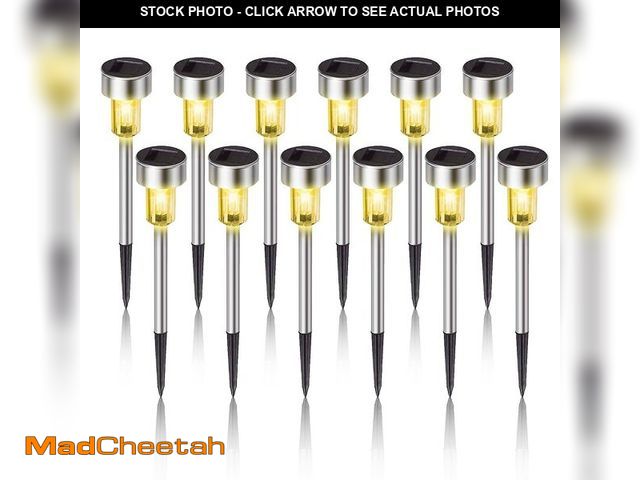 Lot 74-14208043 - Dream Master Solar Lights Outdoor Waterproof, Stainless Steel LED Landscape Lighting, Solar Garden L...