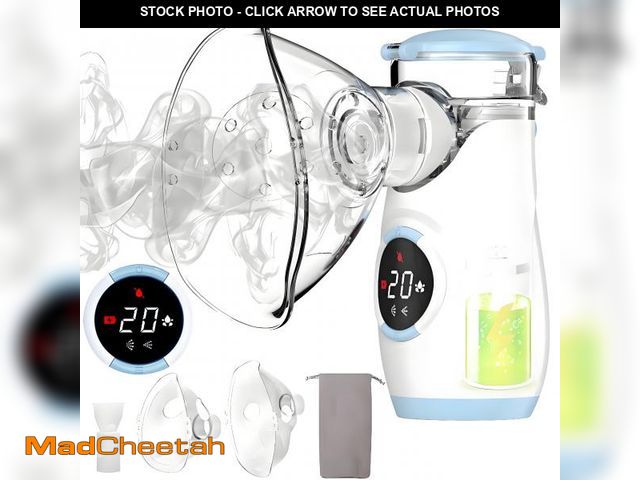 Lot 74-11981333 - Misty Nebulizer, Portable Nebulizer with Intuitive LED Interface and Auto-Cleaning, Handheld Nebuliz...