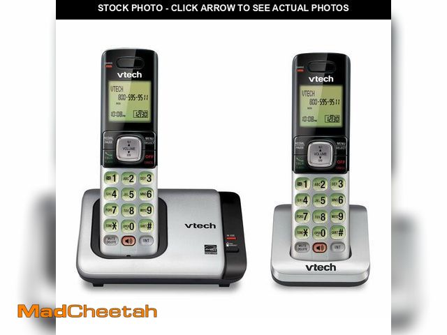 Lot 74-13721215 - VTech CS6719-2 2-Handset Cordless Phone with Caller ID/Call Waiting, Handset Intercom &amp; Backlit ...