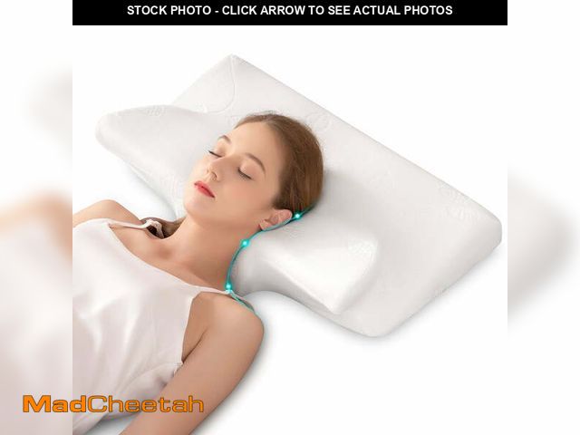 Lot 74-12779903 - MARNUR Cervical Pillow Memory Foam Orthopedic Pillow for Neck Pain Sleeping Side, Back, Stomach Slee...