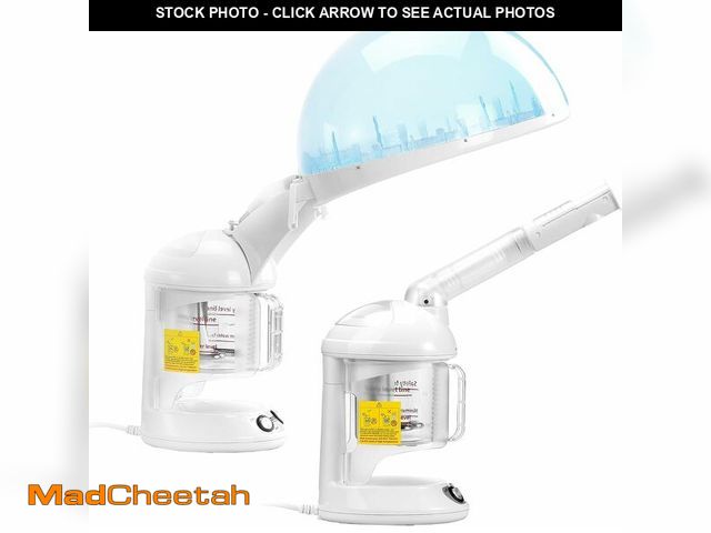 Lot 74-12829324 - VEVOR Hair Steamer, 2 in 1 UV Ozone Hair &amp; Facial Steamer with Detachable Bonnet Hood, Nano Ioni...