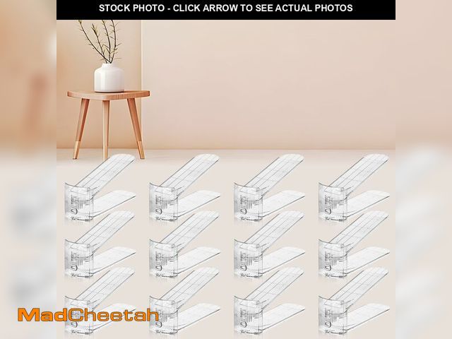 Lot 74-14333913 - FENRUNXU Shoe Slots Organizer for Closet,12PACK Shoe Stacker Shoe Rack Organizer for Closet Space Sa...