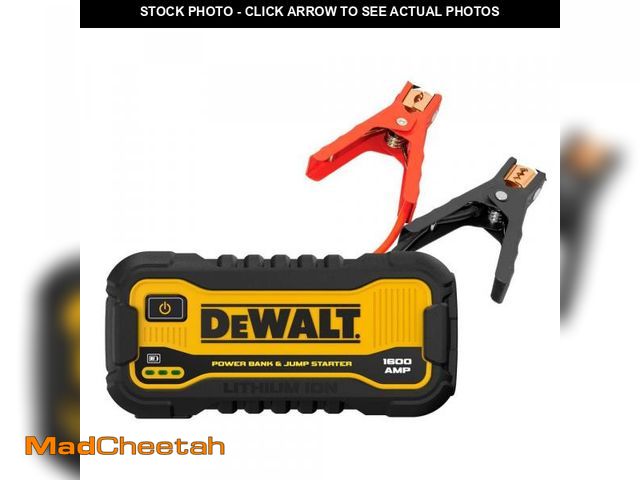 Lot 74-12143689 - *SEE DETAILS* DeWALT 1600 Peak Amp Li-ION Jump Starter Power Bank *SEE DETAILS*  - UNUSED