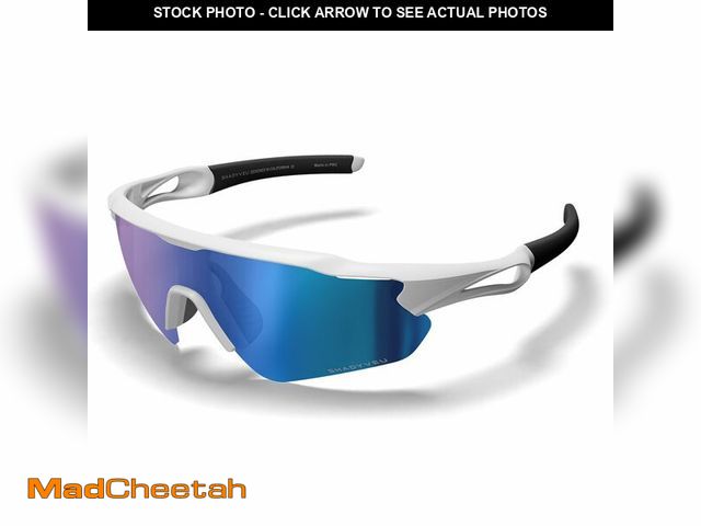 Lot 74-13629956 - ShadyVEU Half Frame LUMYX Sports UV400 Anti Glare TR90 Hydrophobic Mirrored Lens Mens Womens Sunglas...