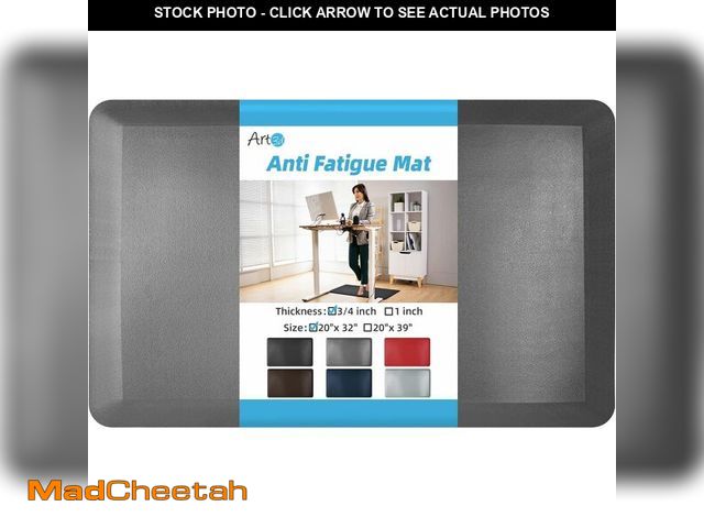 Lot 74-12664839 - Art3d 3/4" Thick Kitchen Mats for Floor, Waterproof 20" X 32" Cushioned Comfort Mat, Anti Fatigue Ma...