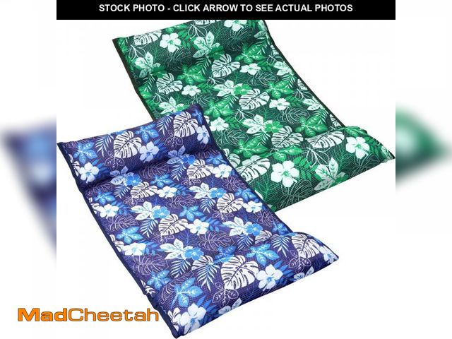 Lot 74-12315130 - WERNNSAI 2 Pack Pool Floats Set Inflatable Pool Hammock for Adult Soft Mesh Water Hammock Multi-Purp...