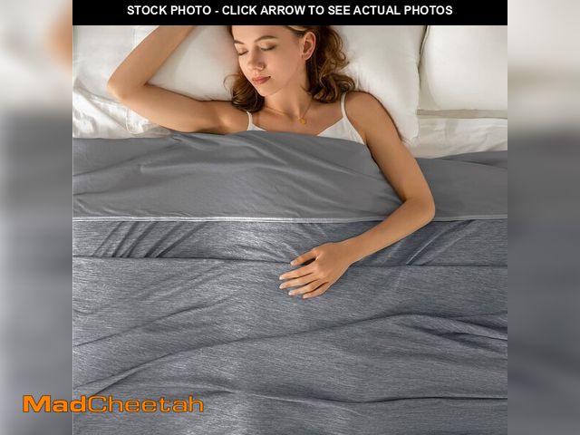 Lot 74-14214410 - Topcee Cooling Blanket (90"x90"Queen Size) for Sweats Absorbs Heat to Keep Adults Cool on Warm Night...