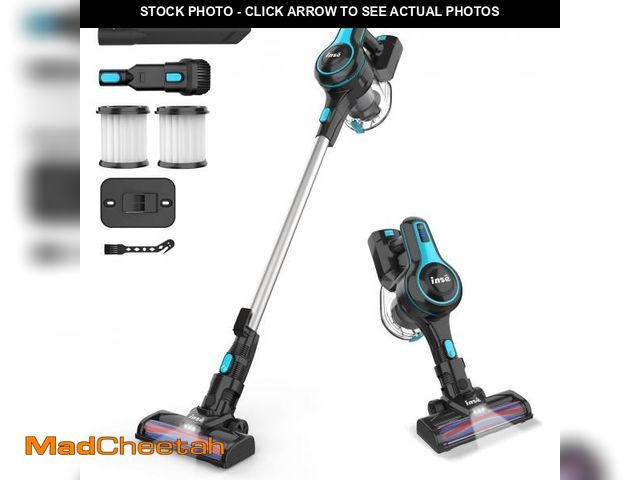 Lot 74-12479392 - Inse N5LB Cordless Vacuum Cleaner, 6 In 1 Powerful Suction Lightweight Stick Vacuum With 2200mAh - U...