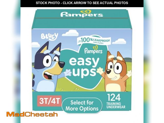 Lot 74-12515972 - Training Pants - Easy Ups Boys &amp; Girls Bluey - Size 3T-4T, 124 Count, Children's Potty Underwear...