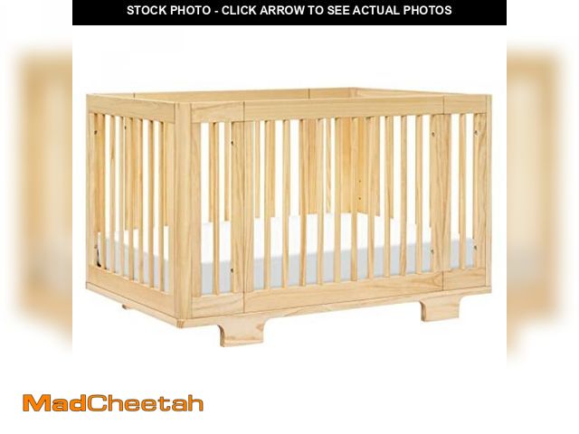 Lot 74-12407379 - Babyletto Yuzu 8-in-1 Convertible Crib with All-Stages Conversion Kits - Natural - UNUSED