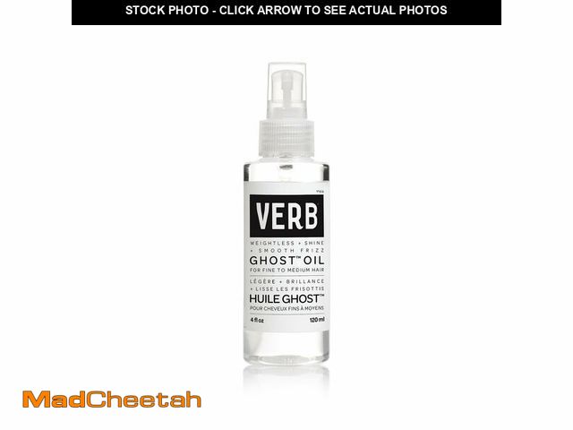 Lot 74-12979365 - VERB Ghost Oil, 4 fl oz- Weightless Hair Oil for Fine to Medium Hair Ã¢â¬â Smooths Frizz, Adds Sh...