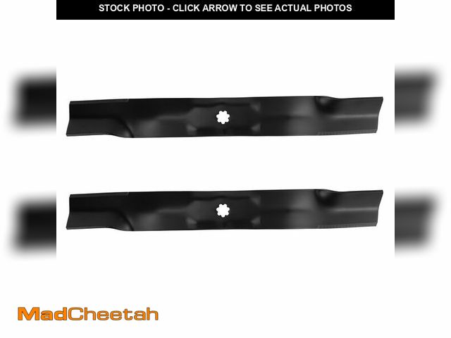 Lot 74-12865373 - q&amp;p 3pack Lawn Mower Blades Replaces AM141034 M154062 AM137329 Fit for D 100 110 120 130 X 125 1...