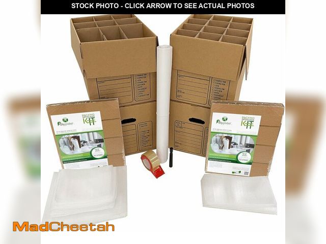 Lot 74-12633143 - Kitchen Moving Box Kit # 1 Moving Boxes &amp; Moving Supplies - UNUSED