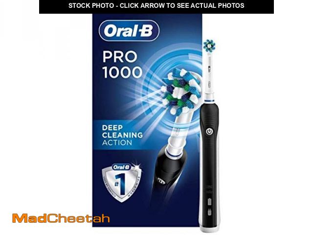 Lot 74-12330146 - *SEE DETAILS* Oral-B Pro 1000 Rechargeable Electric Toothbrush, Black *SEE DETAILS*  - UNUSED