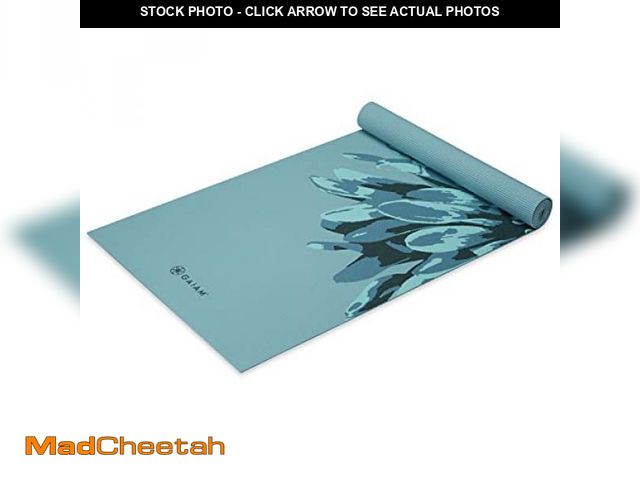 Lot 74-12137717 - Gaiam Yoga Mat Classic Print Non Slip Exercise &amp; Fitness Mat for All Types of Yoga, Pilates &amp...