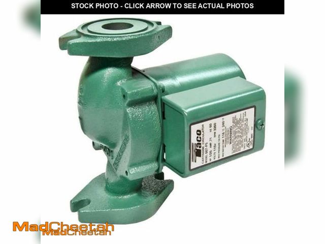 Lot 74-11583287 - Taco Comfort Solutions 1/25 HP Cast Iron Circulator Pump 007F5 - UNUSED