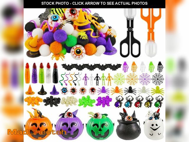 Lot 74-12698631 - Bbiamsleep 315 Pcs Halloween Sensory Bin Filler Halloween Sensory Bin Items Fine Motor Skills Includ...