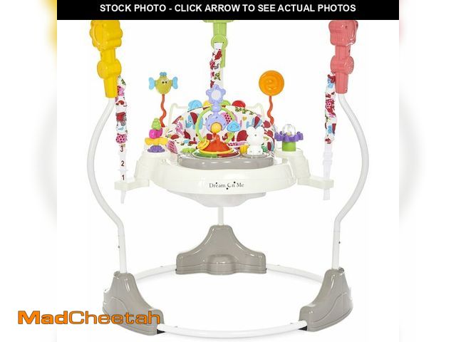 Lot 74-13041261 - Dream On Me Zany 2-in-1 Activity and Center Bouncer in Elephant Print - UNUSED