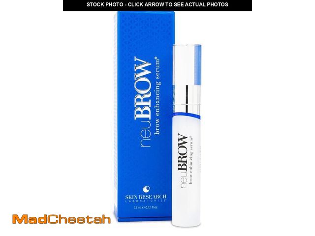 Lot 74-12310750 - neuBROW Brow Enhancing Serum by Skin Research Laboratories - 3.6 mL Eye Brow Serum for Defined, Full...