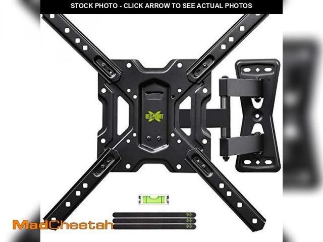Lot 74-12333119 - USX MOUNT UL Listed Full Motion TV Mount, Swivel Articulating Tilt TV Wall Mount for 26-55Inch LED, ...