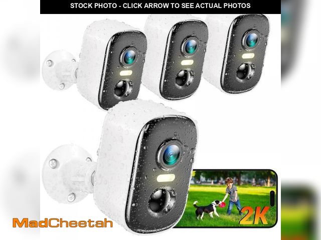 Lot 74-12051363 - Outdoor Security Camera Wireless, 2K Battery Powered WiFi Cameras for Home Security with AI Motion D...
