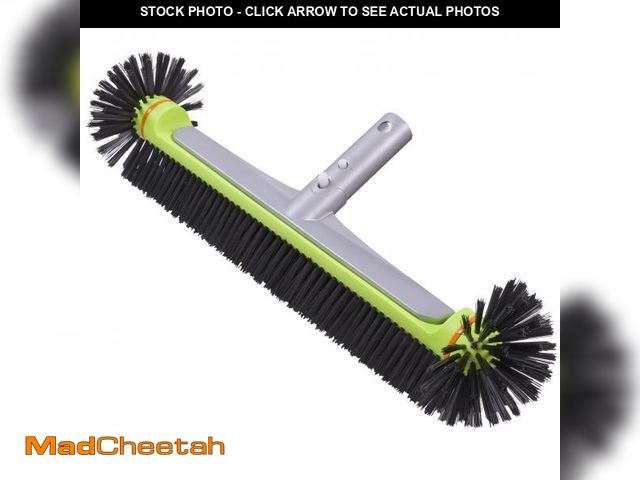 Lot 74-12442109 - Sepetrel Pool Brush Head for Cleaning Walls,Heavy Duty Inground/Above Ground Swimming Pool Round Scr...