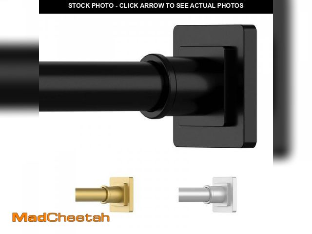 Lot 74-12443608 - UIOSANRT Shower Curtain Rod Adjustable 31-79", Anti-Rust Shower Rod &amp; Spring Tension Shower Rod ...