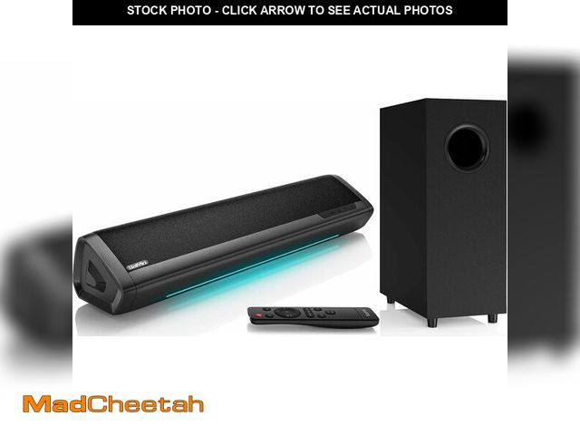 Lot 74-14431479 - Saiyin Sound Bar with Subwoofer, Home Theater Surround System for TV PC - UNUSED