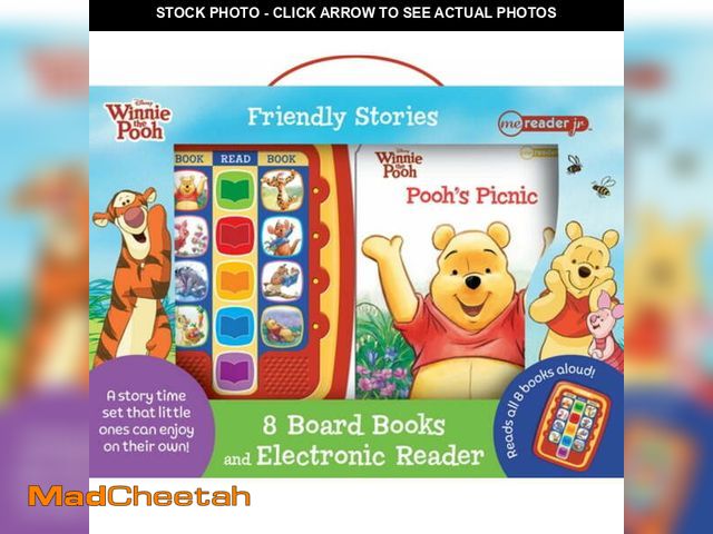 Lot 74-12885733 - Disney Winnie the Pooh Friendly Stories: Me Reader Jr 8 Board Books and Electronic Reader Sound Book...
