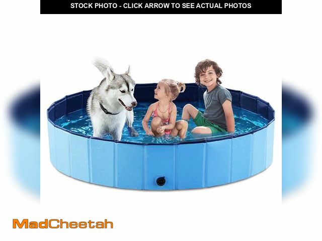 Lot 74-14260079 - Jasonwell Foldable Dog Pet Bath Pool Collapsible Dog Pet Pool Bathing Tub Kiddie Pool Doggie Wading ...