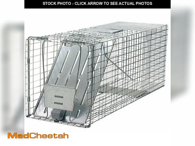 Lot 74-12664353 - HAVAHART 1079SR Large 1-Door Humane Catch and Release Live Animal Trap Cage - Live Raccoon Trap, for...