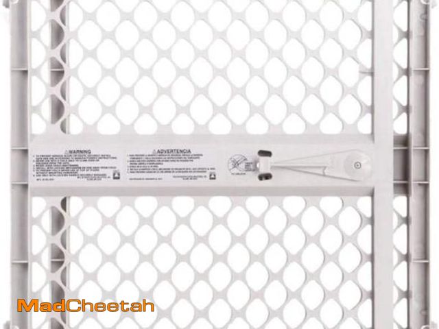 Lot 74-12399213 - MYPET North States Universal Pet Gate: 26" - 42" Wide Dog Gate. Use as Pressure Mounted Gate or Swin...