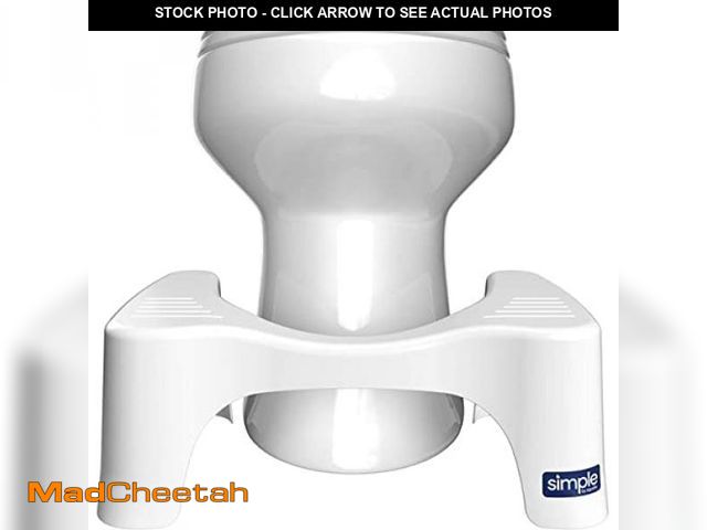Lot 74-12098517 - Squatty Potty Simple Curve Toilet Stool. - UNUSED