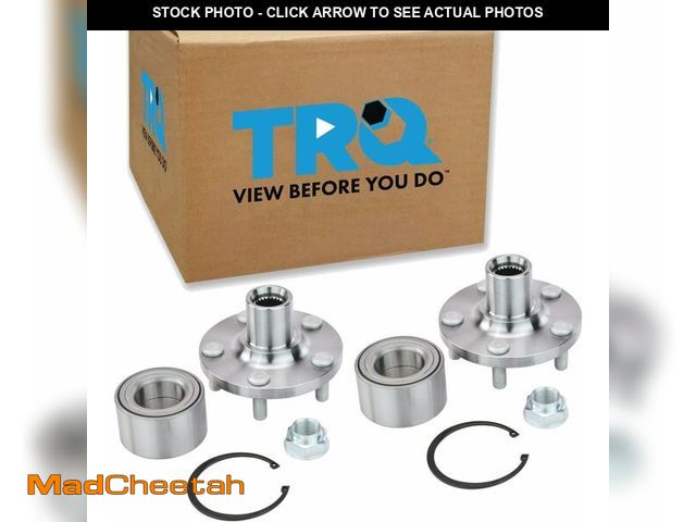 Lot 74-13697185 - TRQ Front Left and Right Wheel Bearing and Hub Assembly 2 Piece Set Compatible with 2003-2019 Toyota...