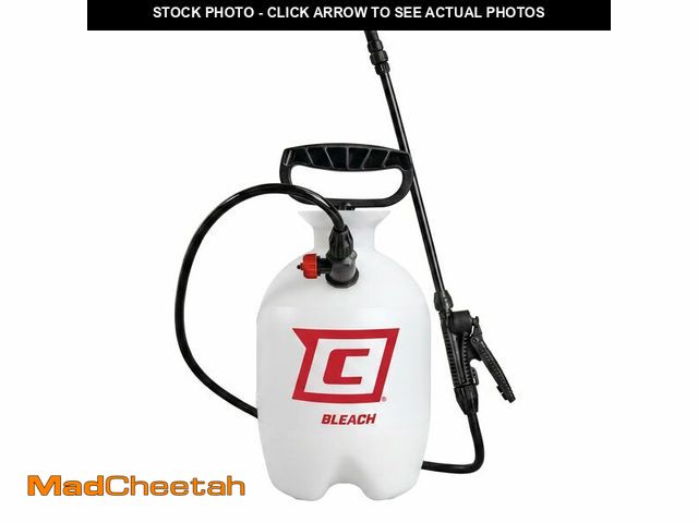 Lot 74-14474209 - Chapin 1-Gallon Bleach Pump Sprayer, Resistant Seals for Cleaning - UNUSED