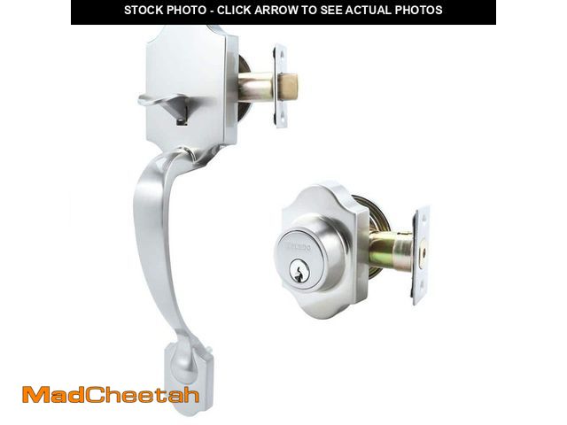 Lot 74-14322713 - TOLEDO Single Cylinder Satin Nickel Door Handleset - UNUSED