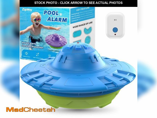 Lot 74-14063571 - Pool Alarm with Indoor Receiver, 110dB Ultra Loud Floating Alarm for Inground &amp; Above Ground Poo...