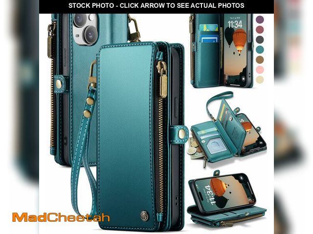 Lot 74-13542013 - Defencase Compatible with iPhone 14 Case Wallet with RFID Blocking Card Holder for Women Men, Fashio...