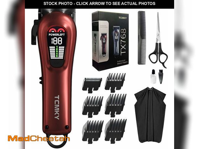 Lot 74-14340307 - TCMKY Hair Clippers for Men Professional Clippers for Men Cordless&amp;Corded Barber Clippers for Ha...